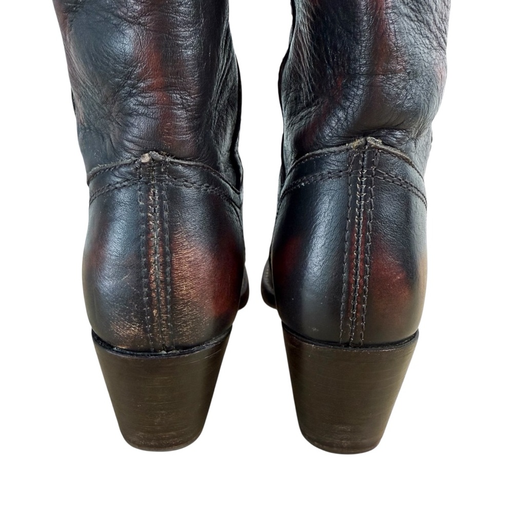 FRYE Jane Tall Riding Boots Antique Brown Sz 5.5 - Picture 7 of 10